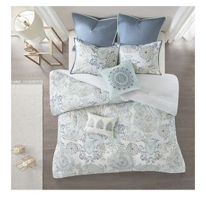 🆕️ 8 Pcs 100% Hypoallergenic King Size Comforter